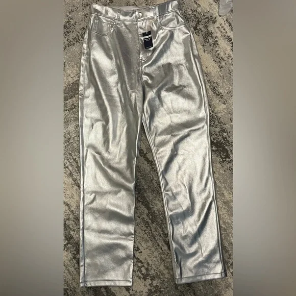 NWT Abercrombie & Fitch 90s Straight Ultra High Rise - Picture 3 of 4